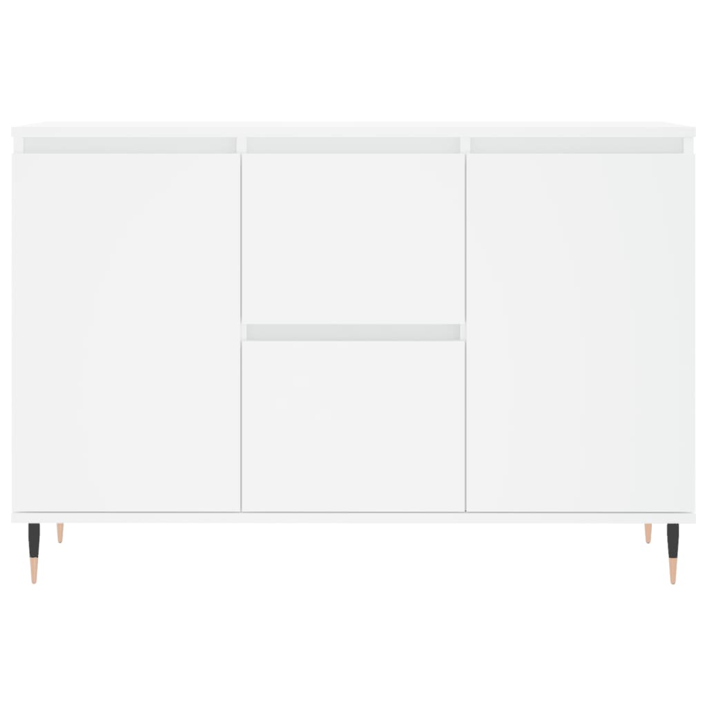 Skjenk Hvit 104X35X70 Cm Konstruert Tre