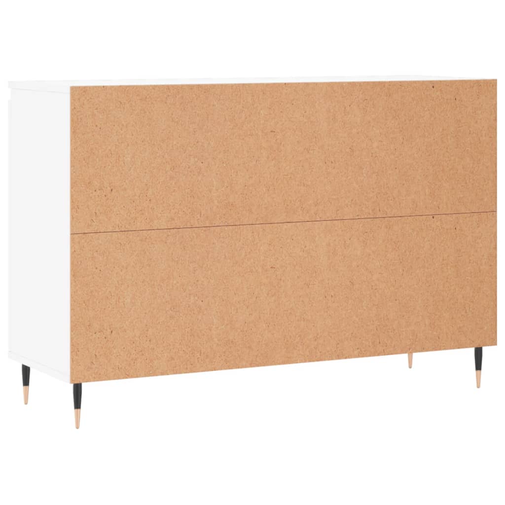 Skjenk Hvit 104X35X70 Cm Konstruert Tre