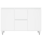 Skjenk Hvit 104X35X70 Cm Konstruert Tre