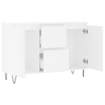 Skjenk Hvit 104X35X70 Cm Konstruert Tre