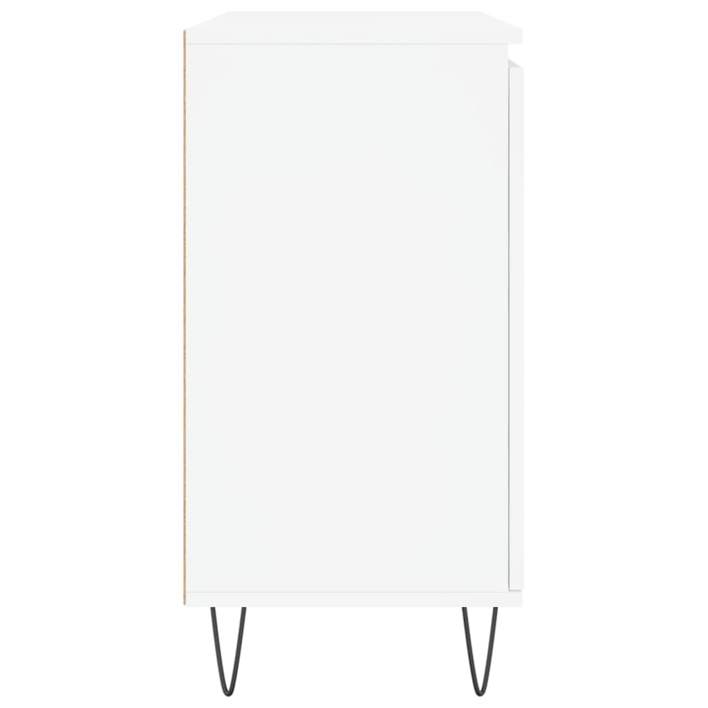 Skjenk Hvit 104X35X70 Cm Konstruert Tre