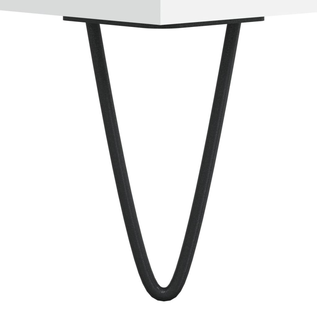 Skjenk Hvit 104X35X70 Cm Konstruert Tre