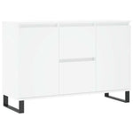 Skjenk Hvit 101,5X35X70 Cm Konstruert Tre