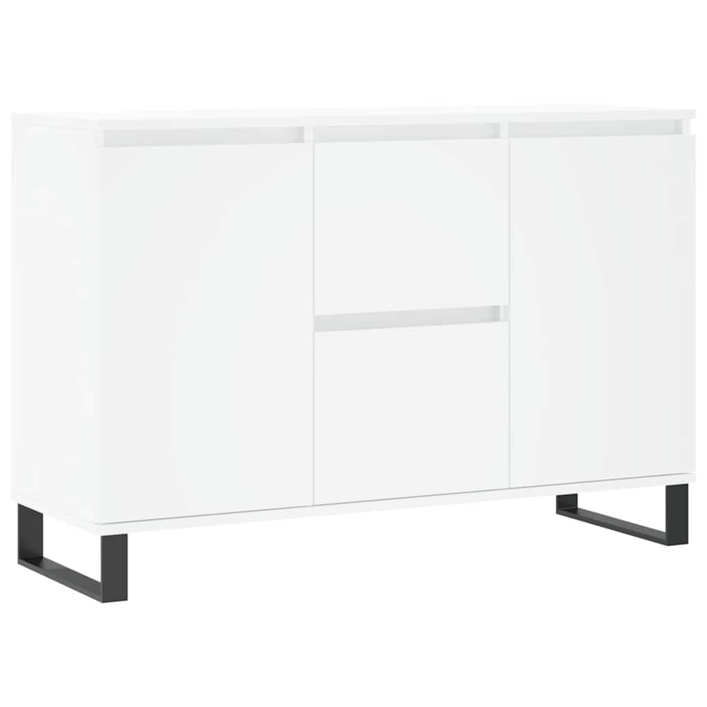 Skjenk Hvit 101,5X35X70 Cm Konstruert Tre