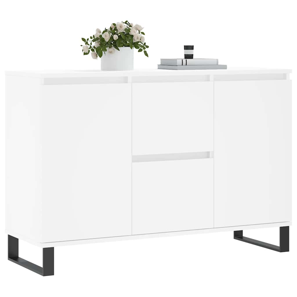 Skjenk Hvit 101,5X35X70 Cm Konstruert Tre