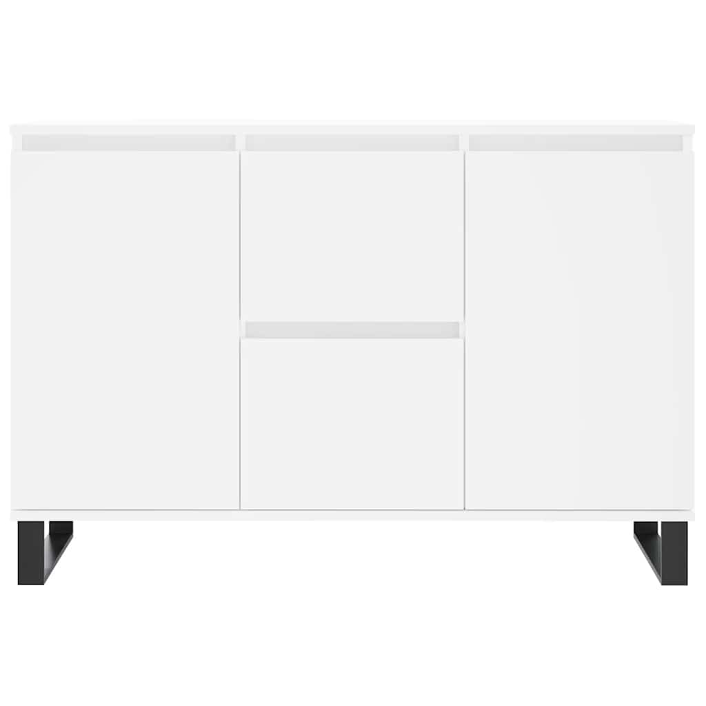 Skjenk Hvit 101,5X35X70 Cm Konstruert Tre