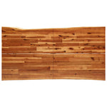Spisebord Med Naturlig Kant 160X80X75 Cm Heltre Akasie