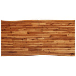 Spisebord Med Naturlig Kant 180X90X75 Cm Heltre Akasie