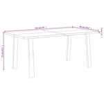 Spisebord 150X90X75 Cm Heltre Akasie