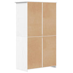 Garderobe Bodo Hvit 99X53,5X173 Cm Heltre Furu
