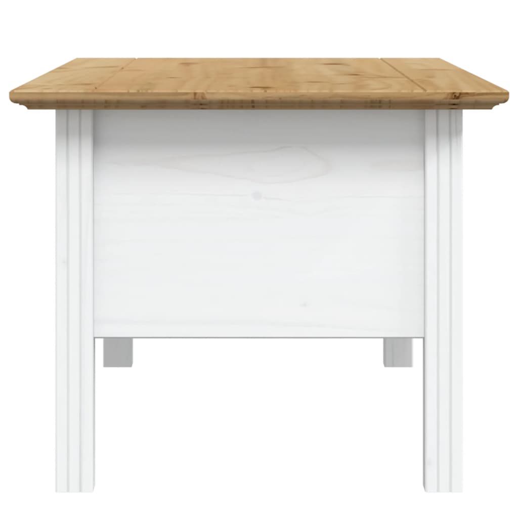 Salongbord Bodo Hvit Og Brun 100X55X46 Cm Heltre Furu