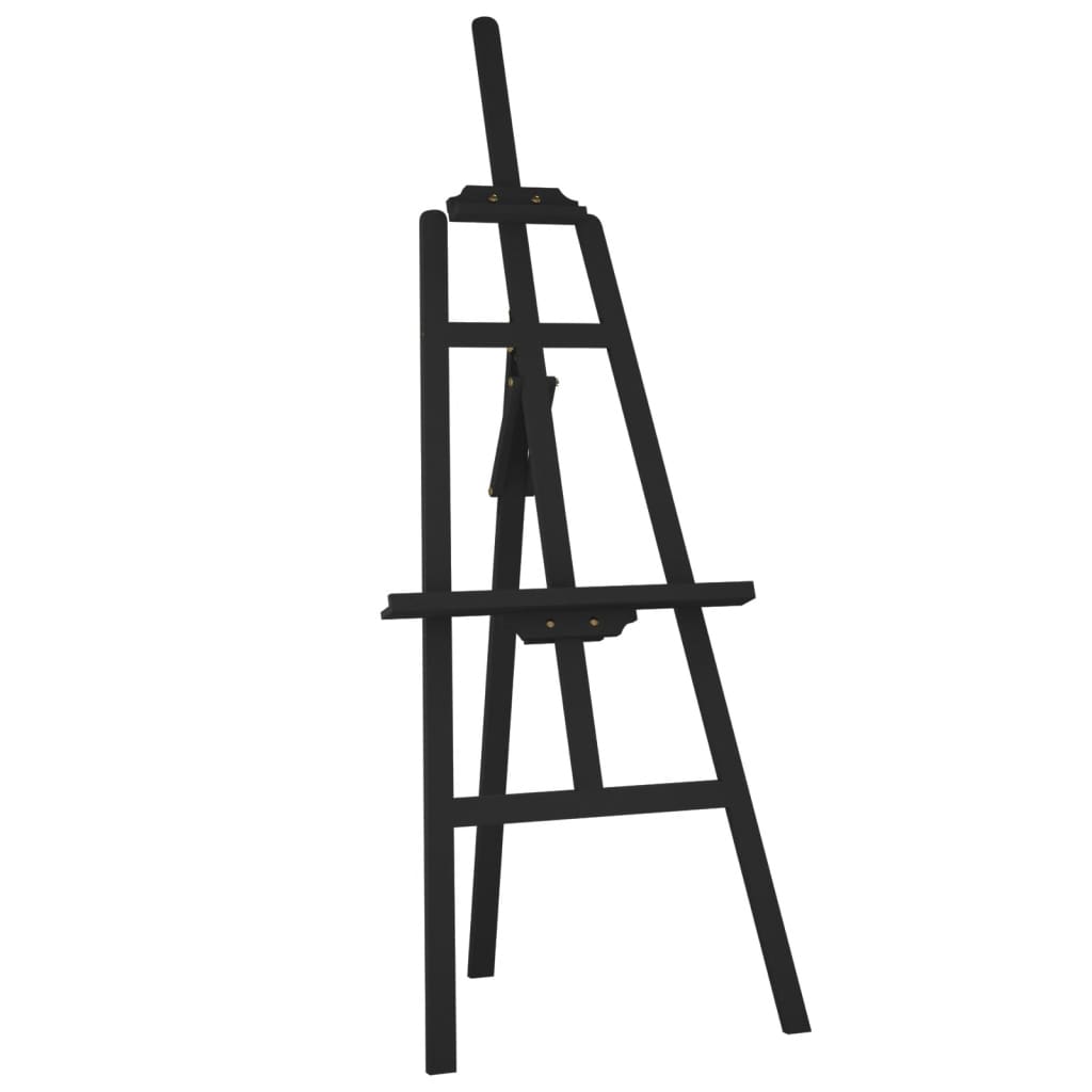 Staffelistativ Svart 53,5X95X127 Cm Heltre Furu