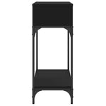 Konsollbord Svart 100X30,5X75 Cm Konstruert Tre