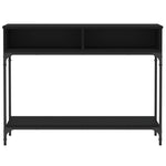 Konsollbord Svart 100X30,5X75 Cm Konstruert Tre