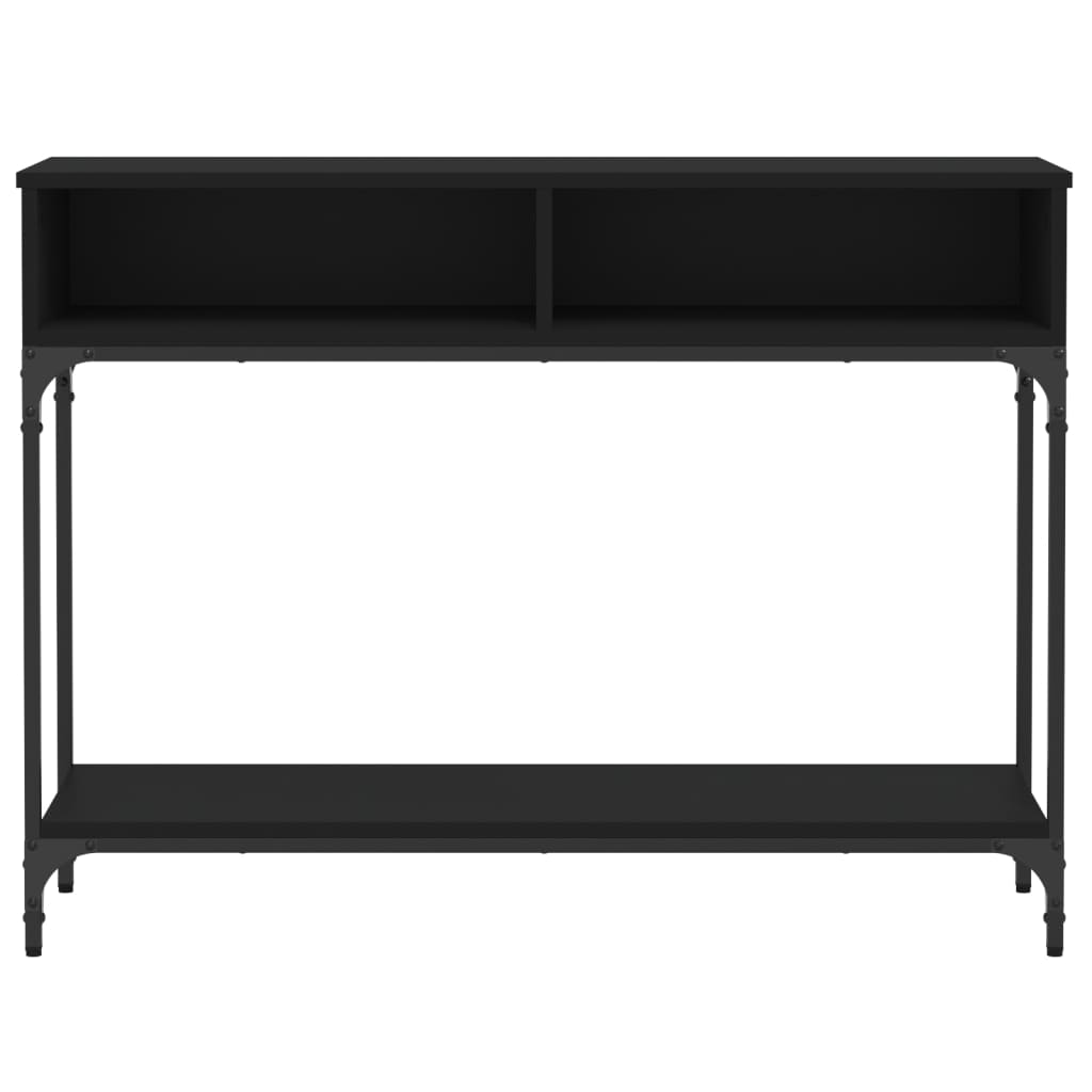 Konsollbord Svart 100X30,5X75 Cm Konstruert Tre
