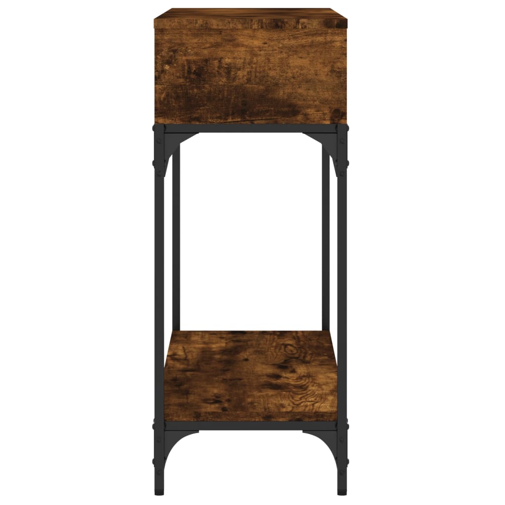 Konsollbord Sonoma Eik 100X30,5X75 Cm Konstruert Tre