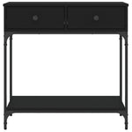Konsollbord Svart 75X34,5X75 Cm Konstruert Tre