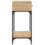 Konsollbord Sonoma Eik 75X34,5X75 Cm Konstruert Tre