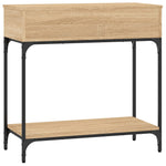Konsollbord Sonoma Eik 75X34,5X75 Cm Konstruert Tre