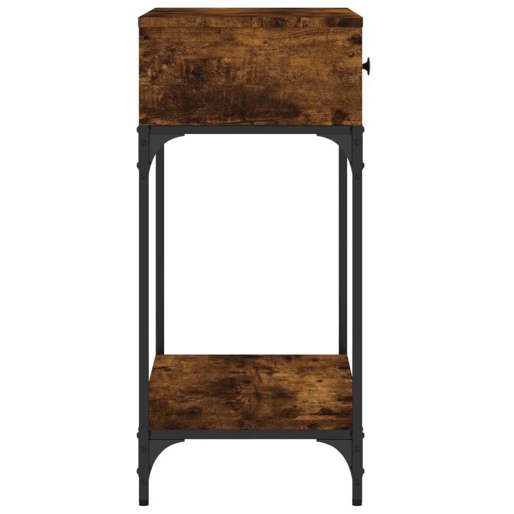 Konsollbord Sonoma Eik 75X34,5X75 Cm Konstruert Tre