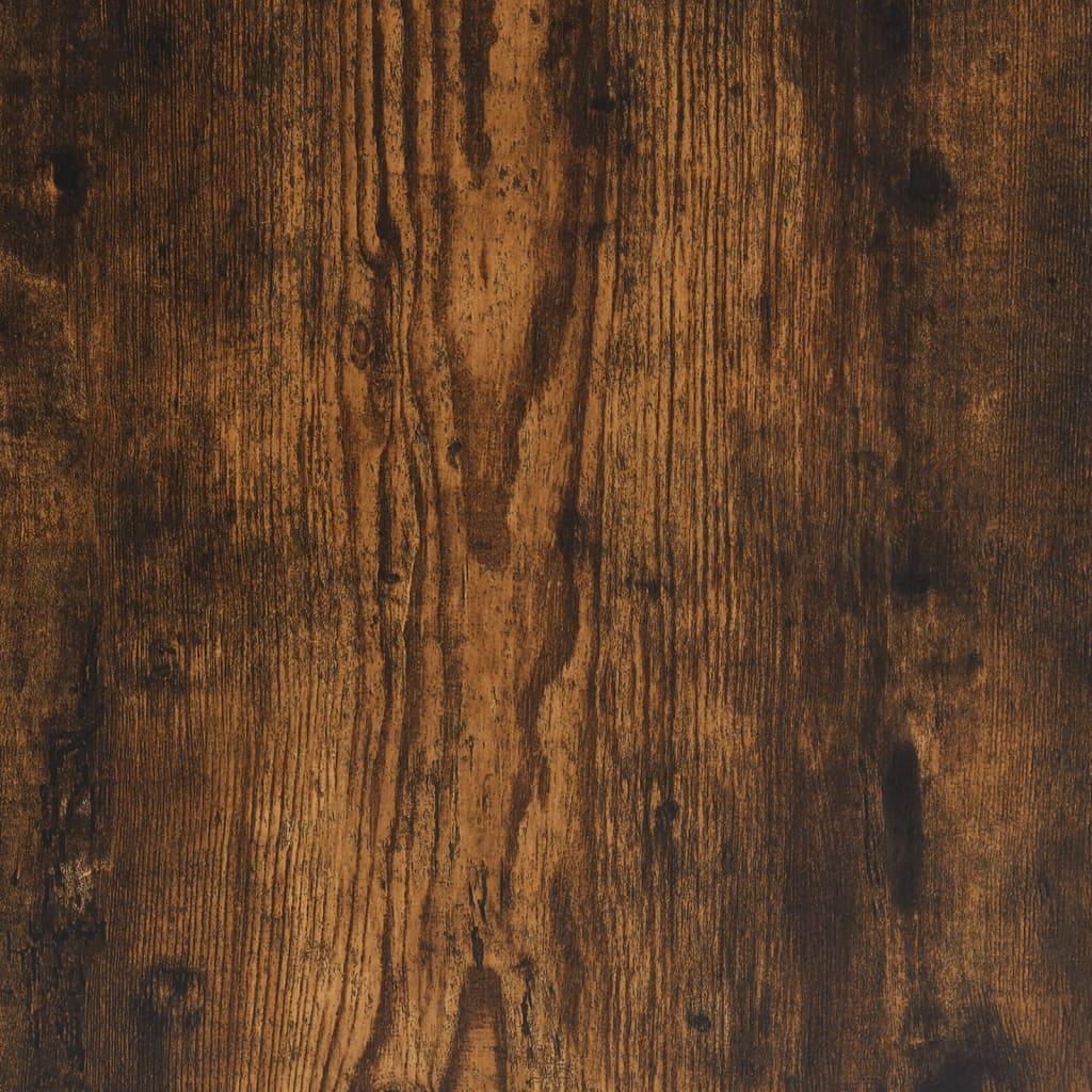 Nattbord Veggmontert Røkt Eik 35X30X51 Cm Konstruert Tre