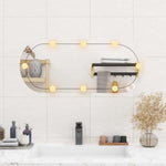 Veggspeil Med Led-Lys 35X80 Cm Glass Oval