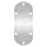 Veggspeil Med Led-Lys 35X80 Cm Glass Oval