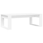 Salongbord Hvit 102X50X35 Cm Konstruert Tre