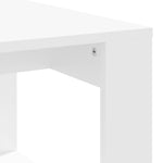 Salongbord Hvit 102X50X35 Cm Konstruert Tre