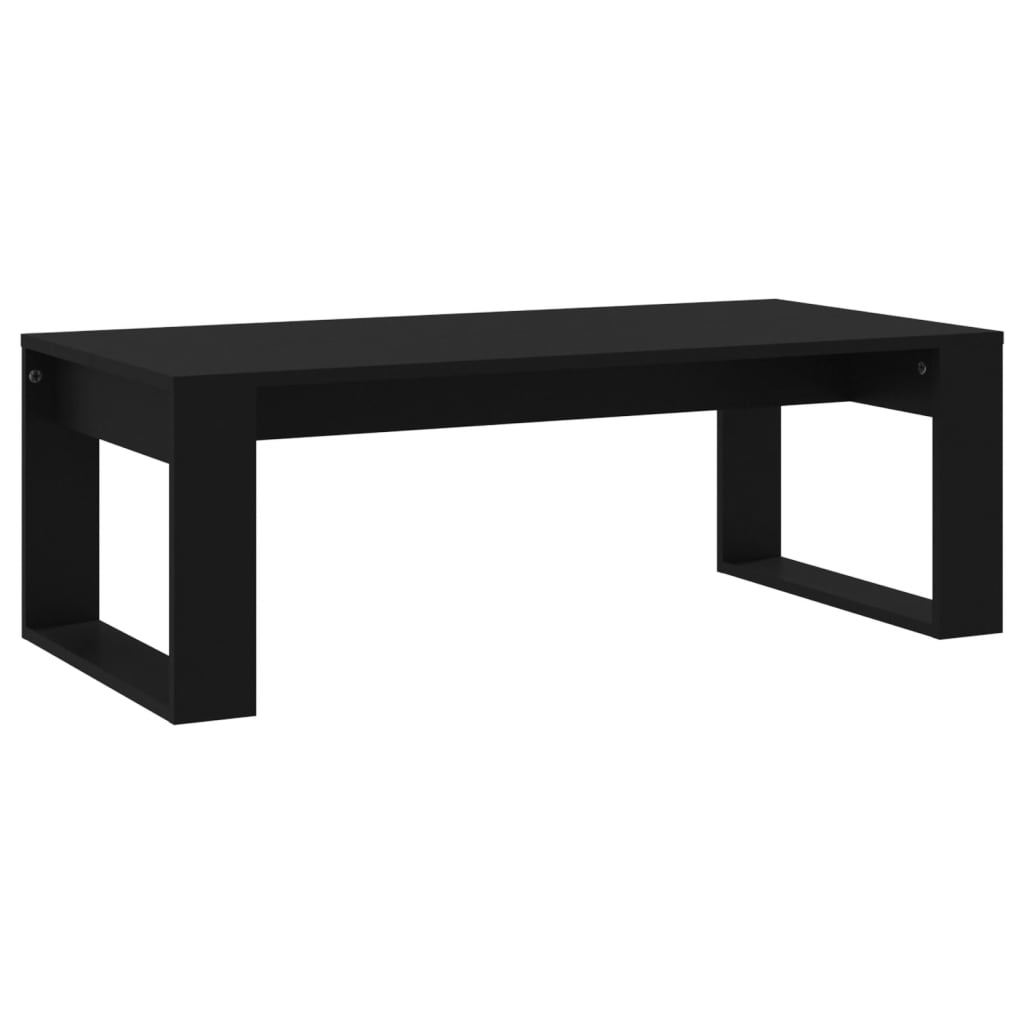 Salongbord Svart 102X50X35 Cm Konstruert Tre