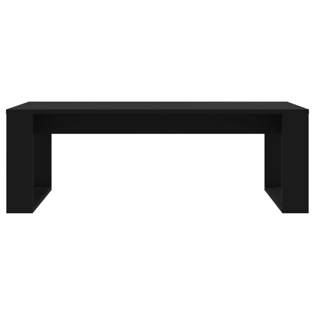 Salongbord Svart 102X50X35 Cm Konstruert Tre