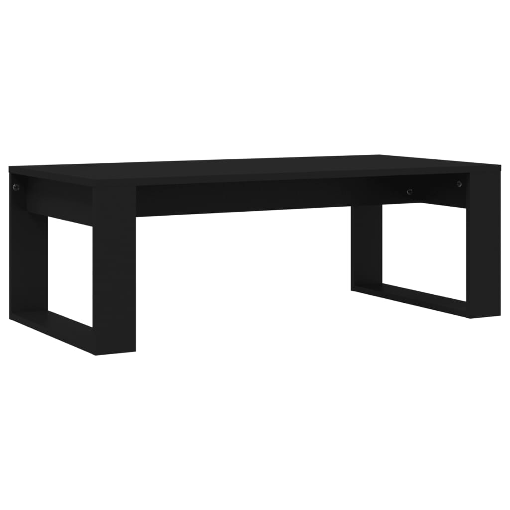 Salongbord Svart 102X50X35 Cm Konstruert Tre