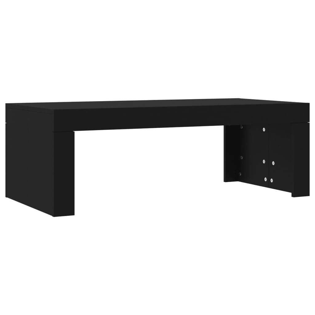 Salongbord Svart 102X50X36 Cm Konstruert Tre