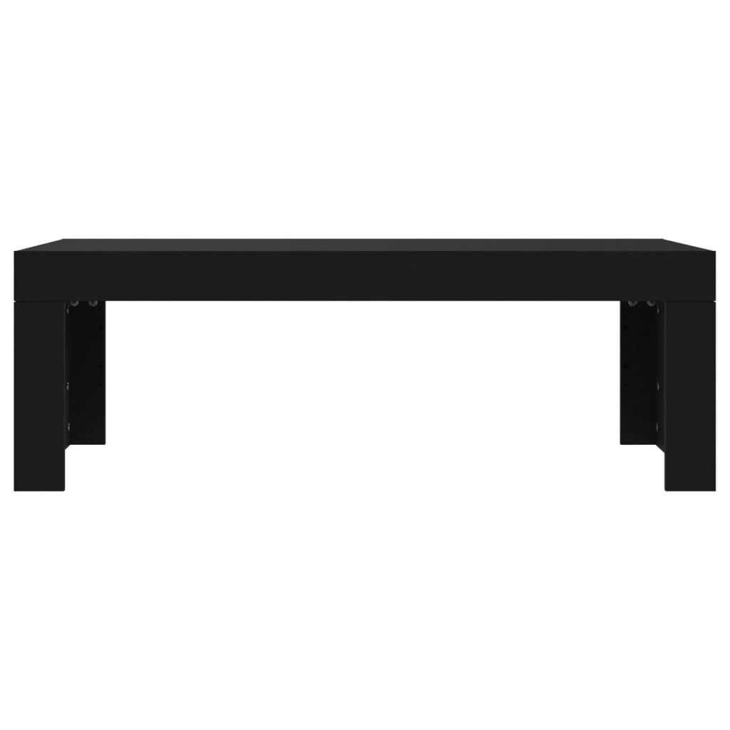 Salongbord Svart 102X50X36 Cm Konstruert Tre