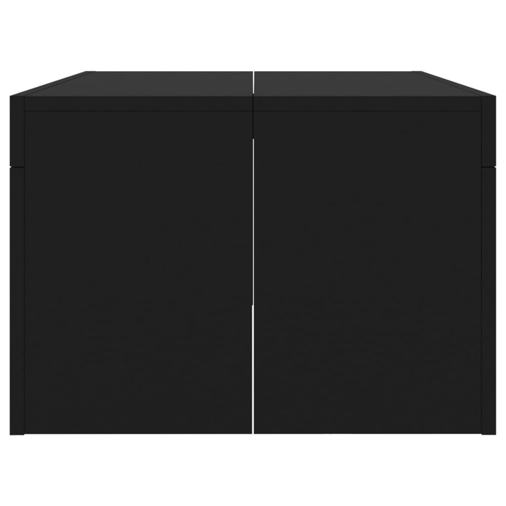 Salongbord Svart 102X50X36 Cm Konstruert Tre
