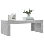 Salongbord Betonggrå 102X50X36 Cm Konstruert Tre