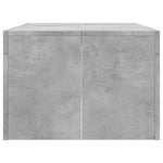 Salongbord Betonggrå 102X50X36 Cm Konstruert Tre