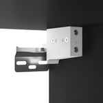 Speilskap Med Led Svart 70X16,5X60 Cm