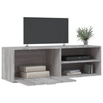 Tv-Benk Grå Sonoma 120X34X37 Cm Sponplate