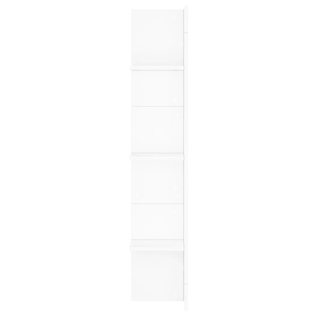 Tv-Benk Hvit 152X22X113 Cm Konstruert Tre