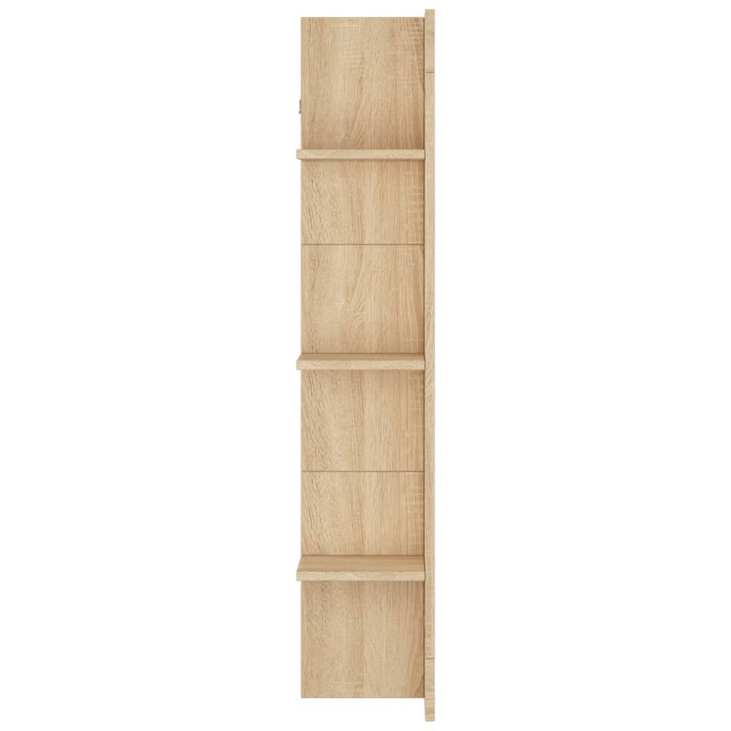 Tv-Benk Sonoma Eik 152X22X113 Cm Konstruert Tre