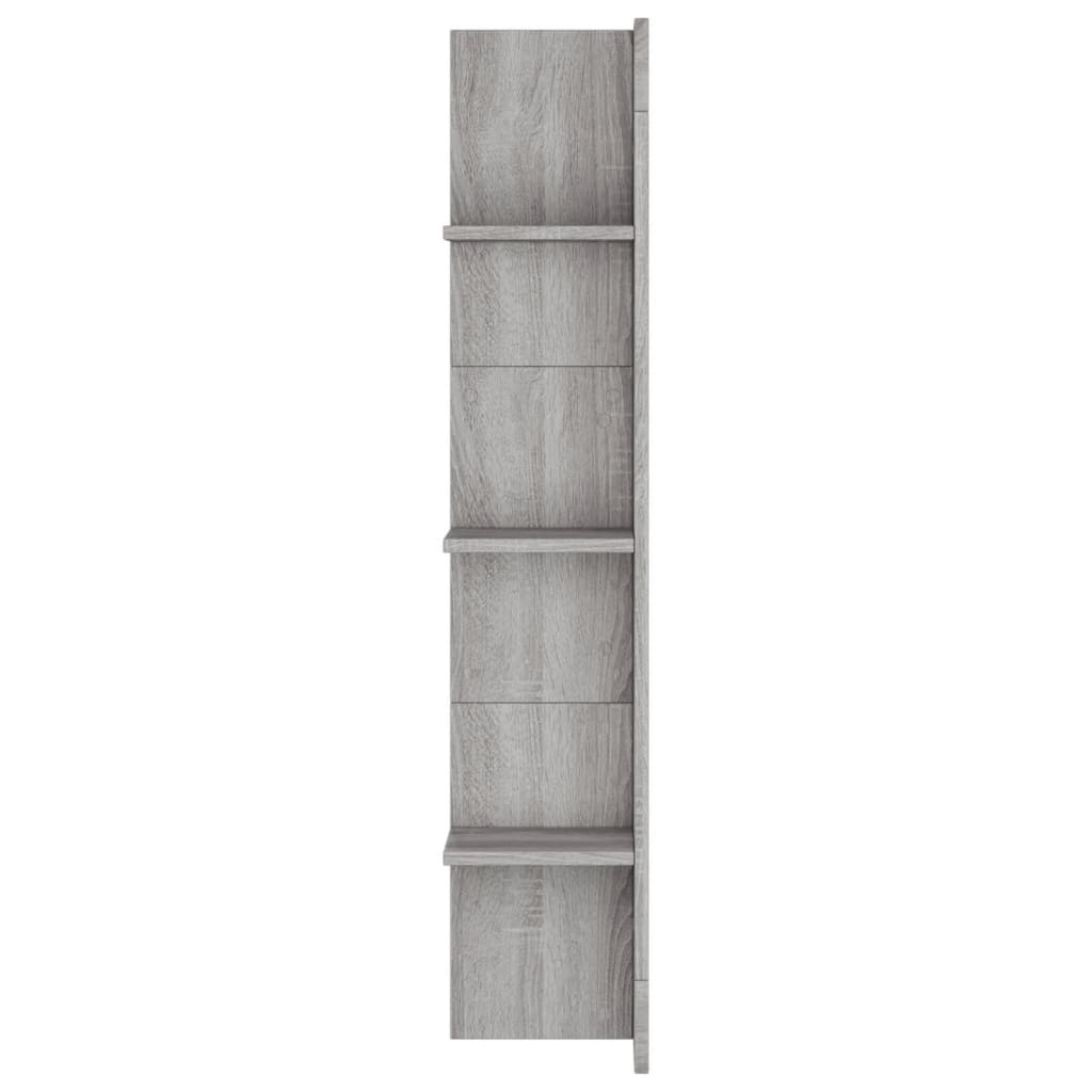 Tv-Benk Grå Sonoma 152X22X113 Cm Konstruert Tre