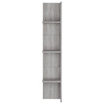 Tv-Benk Grå Sonoma 152X22X113 Cm Konstruert Tre