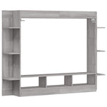 Tv-Benk Grå Sonoma 152X22X113 Cm Konstruert Tre