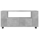 Tv-Benk Betonggrå 102X34,5X43 Cm Konstruert Tre