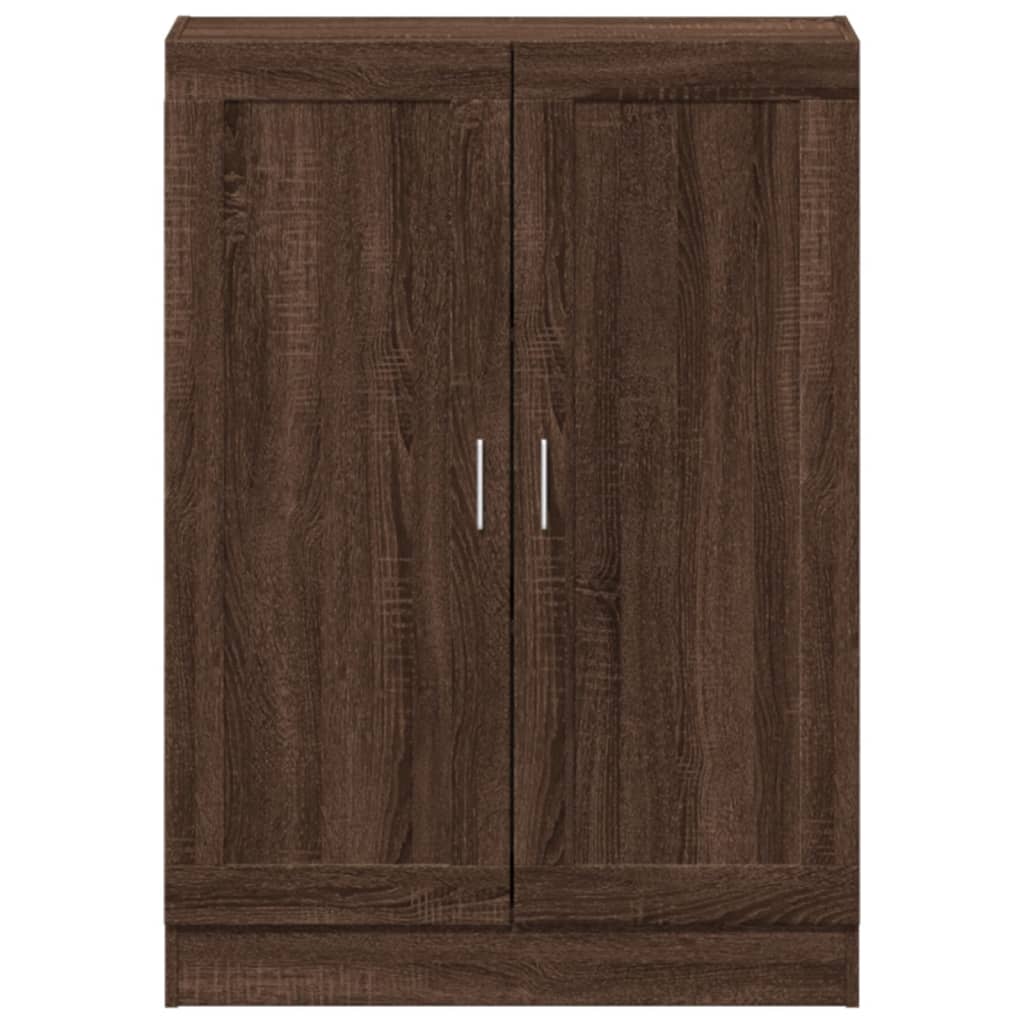 Bokhylle Brun Eik 82,5X30,5X115 Cm Konstruert Tre