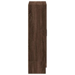 Bokhylle Brun Eik 82,5X30,5X115 Cm Konstruert Tre