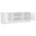 Tv-Benk Svart 102X30X37,5 Cm Konstruert Tre