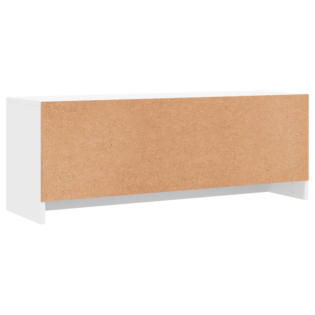 Tv-Benk Svart 102X30X37,5 Cm Konstruert Tre
