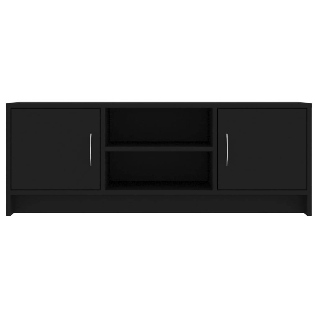 Tv-Benk Svart 102X30X37,5 Cm Konstruert Tre